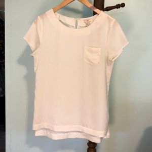 J. Crew- High-Low Style Blouse